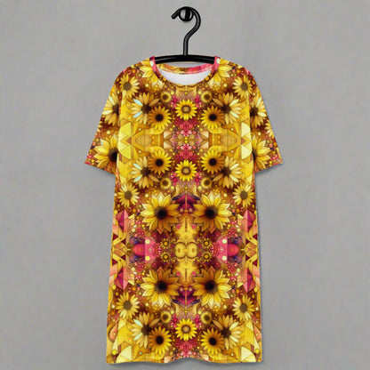 Flowers T-shirt dress