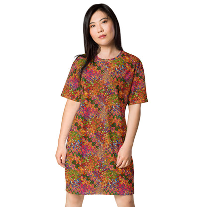 Multicolor T-shirt dress