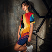 Afro Wave T-shirt dress