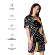 Abstract Woman T-shirt dress