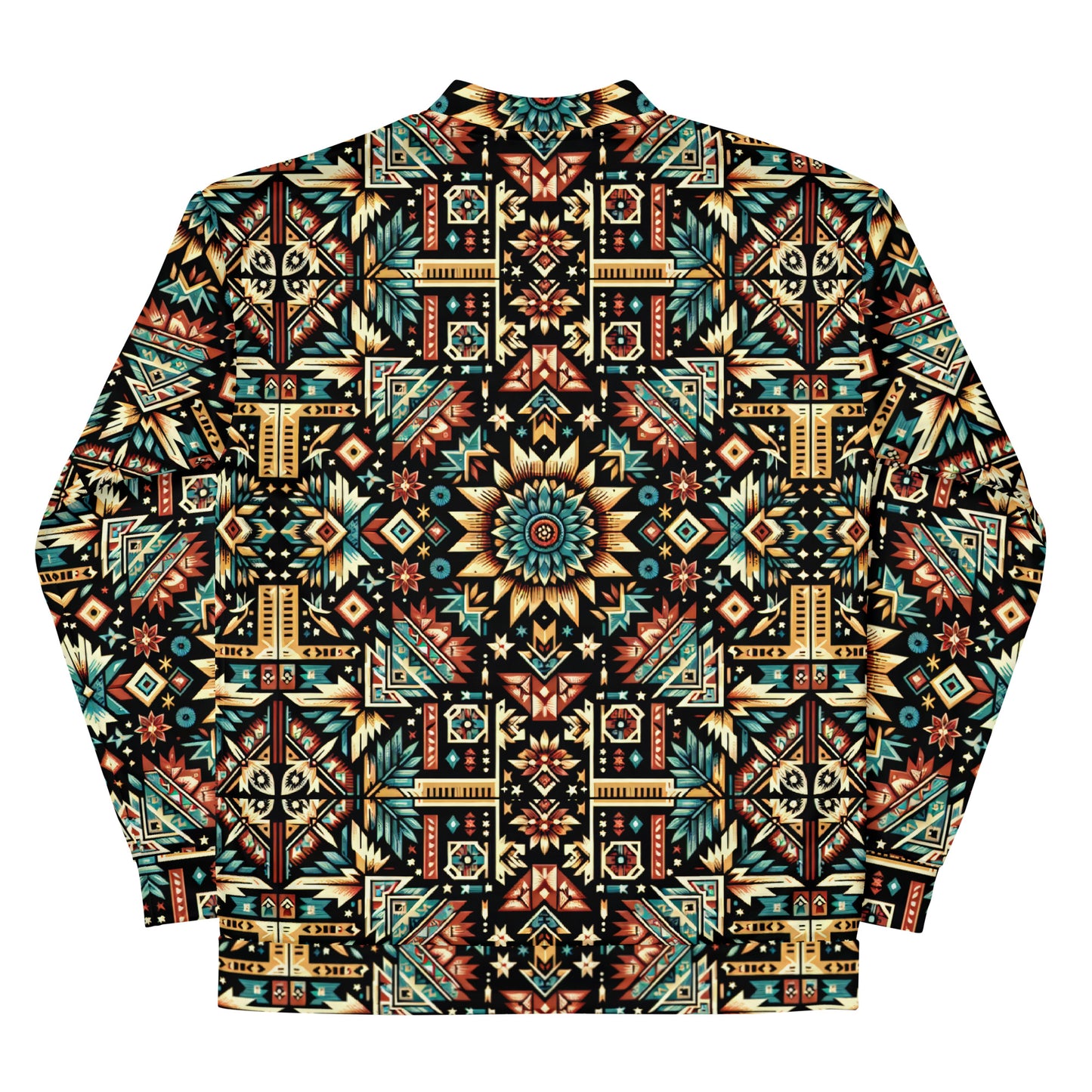 Multi Color Print Unisex Bomber Jacket