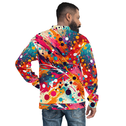 Paint Splatter Unisex Bomber Jacket