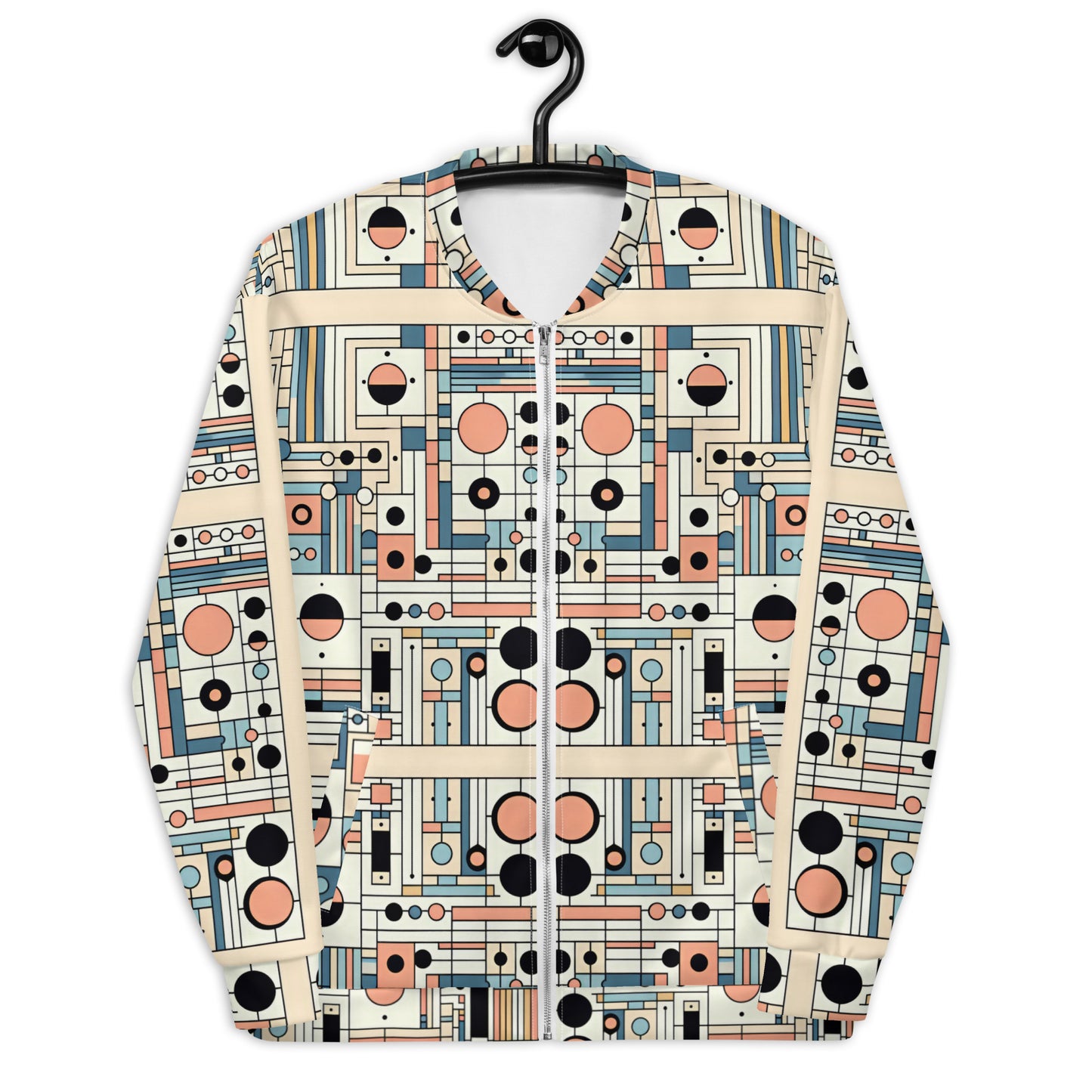 Circles Abstract Unisex Bomber Jacket