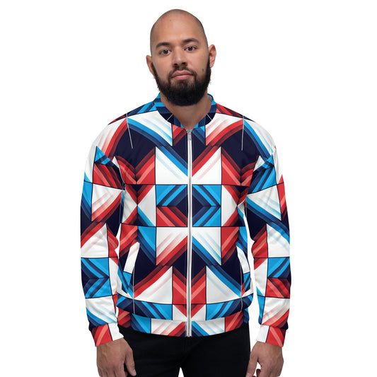 Blue Diamond Unisex Bomber Jacket