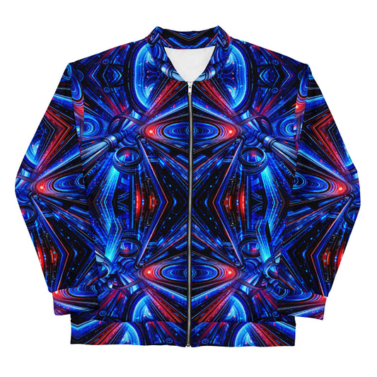 Blue Lights Unisex Bomber Jacket