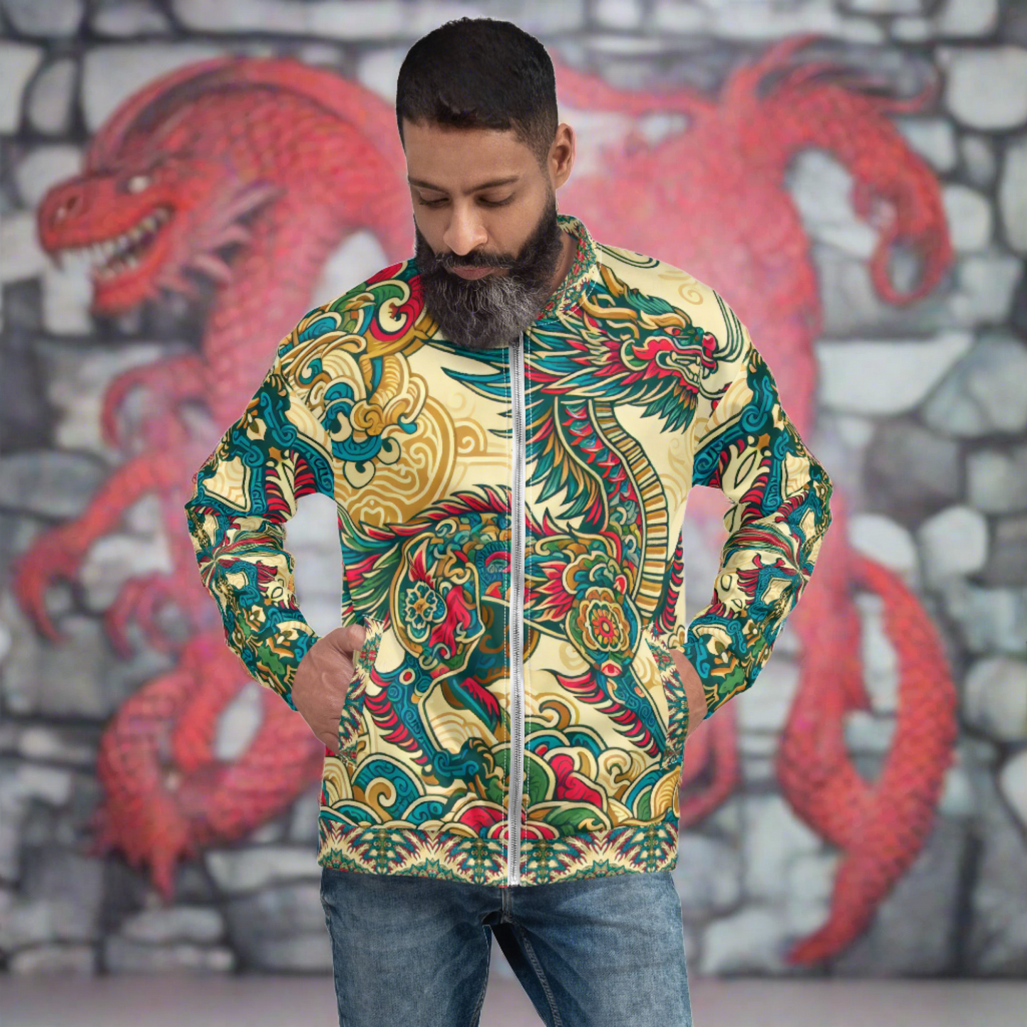 Dragon Unisex Bomber Jacket