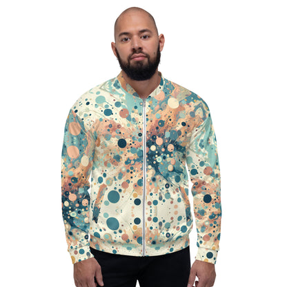 Abstract Paint Unisex Bomber Jacket