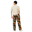 Geo Man unisex wide-leg pants