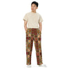 Red Abstract All-over print unisex wide-leg pants