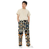 Geometric Abstract unisex wide-leg pants