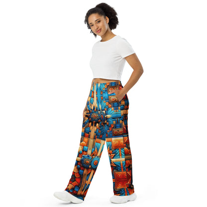 Fall unisex wide-leg pants