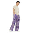 Lavender Wave All-over print unisex wide-leg pants