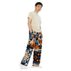 Abstract Splat unisex wide-leg pants