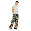 Geometric Abstract unisex wide-leg pants