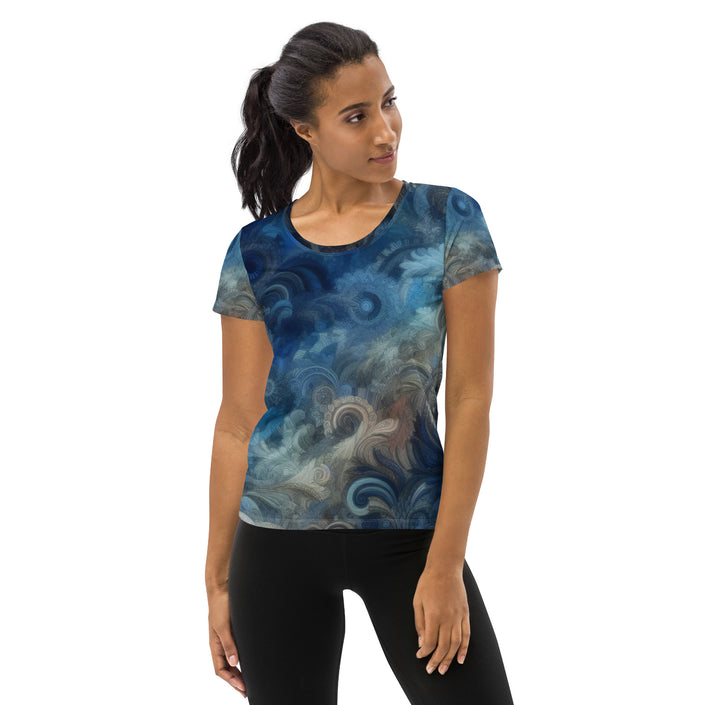 Blue Sky Women's Athletic T-shirt