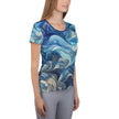 Blue Wave Women's Athletic T-shirt