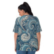 Blue Paisley Women's T-shirt