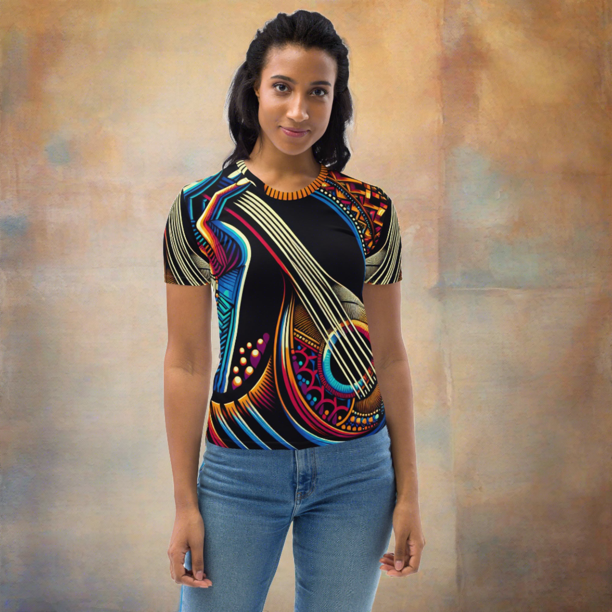 Guitar Abstract Women's T-shirt