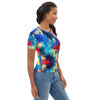 Color Block Abstract Women's T-shirt