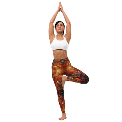 Women's Funky Abstract Yoga Leggings