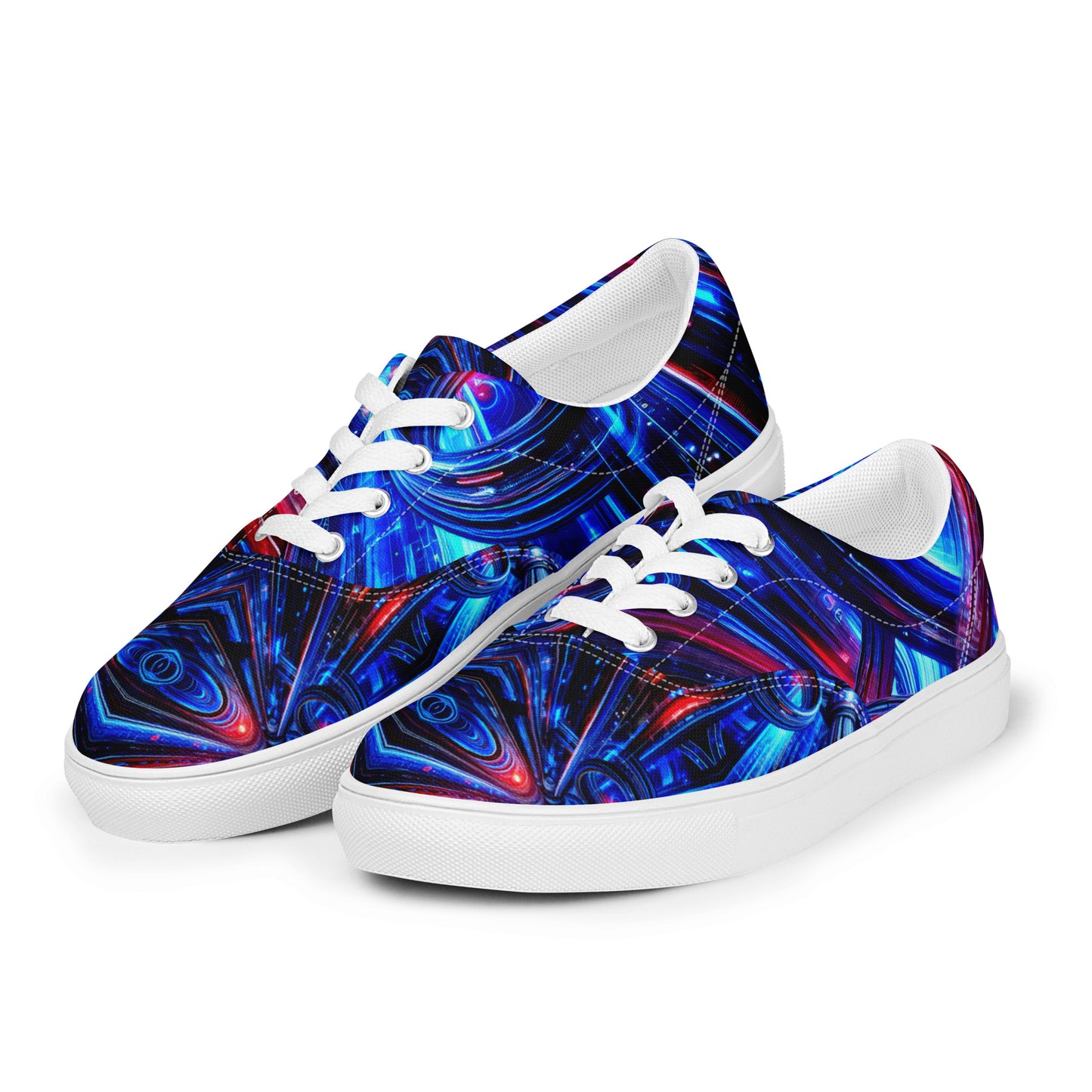 Blue Lights Men’s lace-up canvas shoes