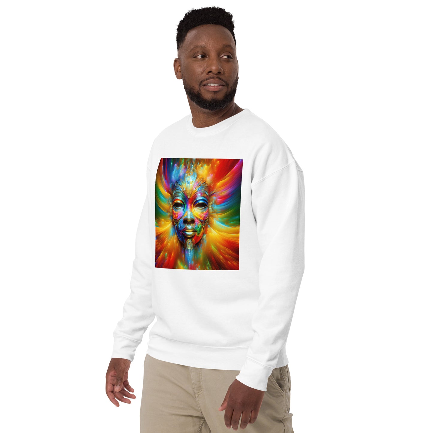 Afro Face Unisex Premium Sweatshirt