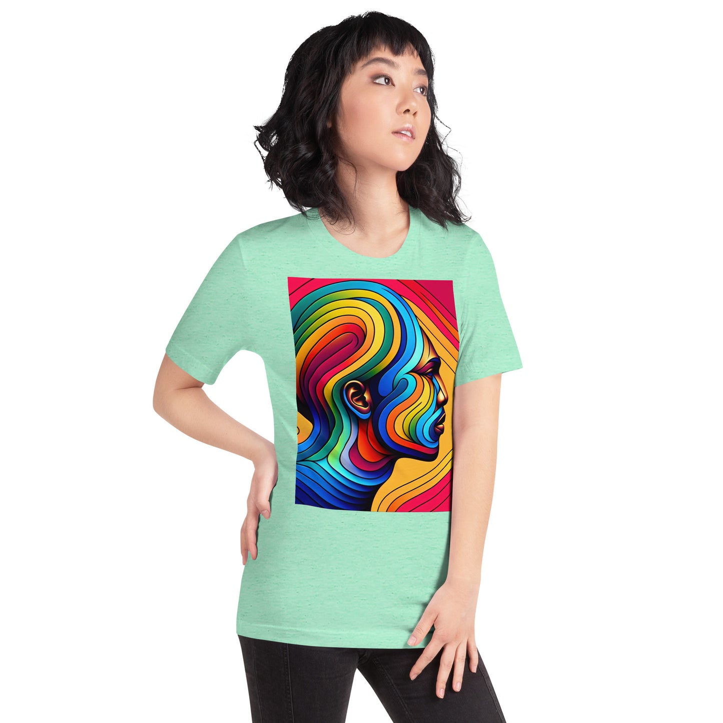 Color Ribbons Unisex t-shirt