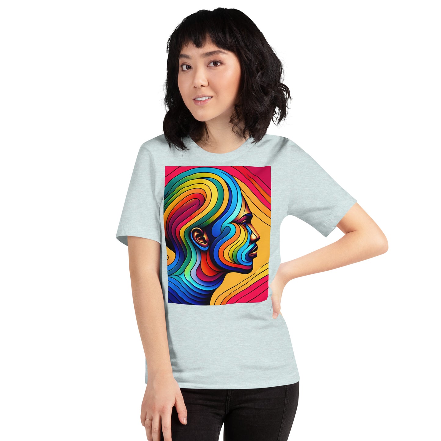 Color Ribbons Unisex t-shirt