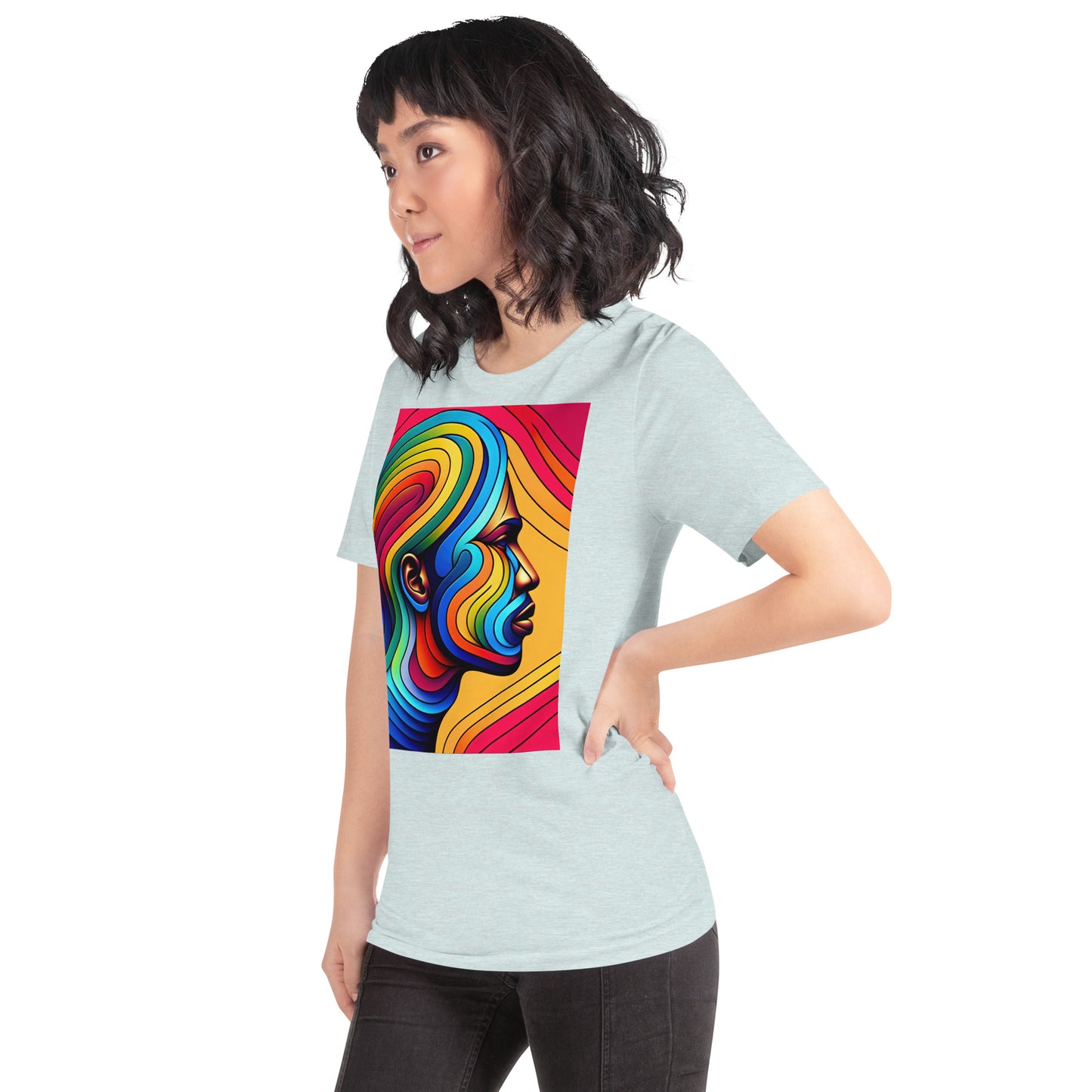 Color Ribbons Unisex t-shirt