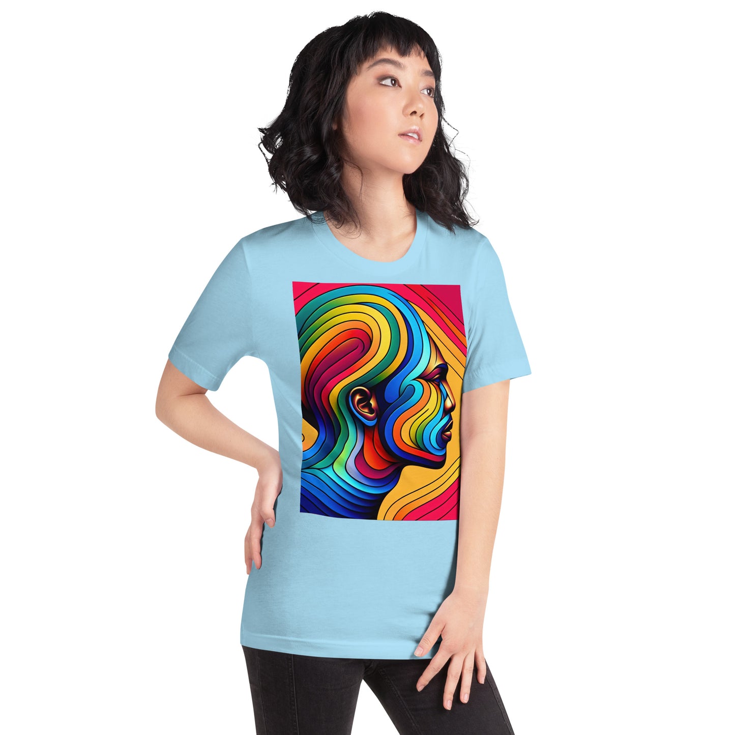 Color Ribbons Unisex t-shirt