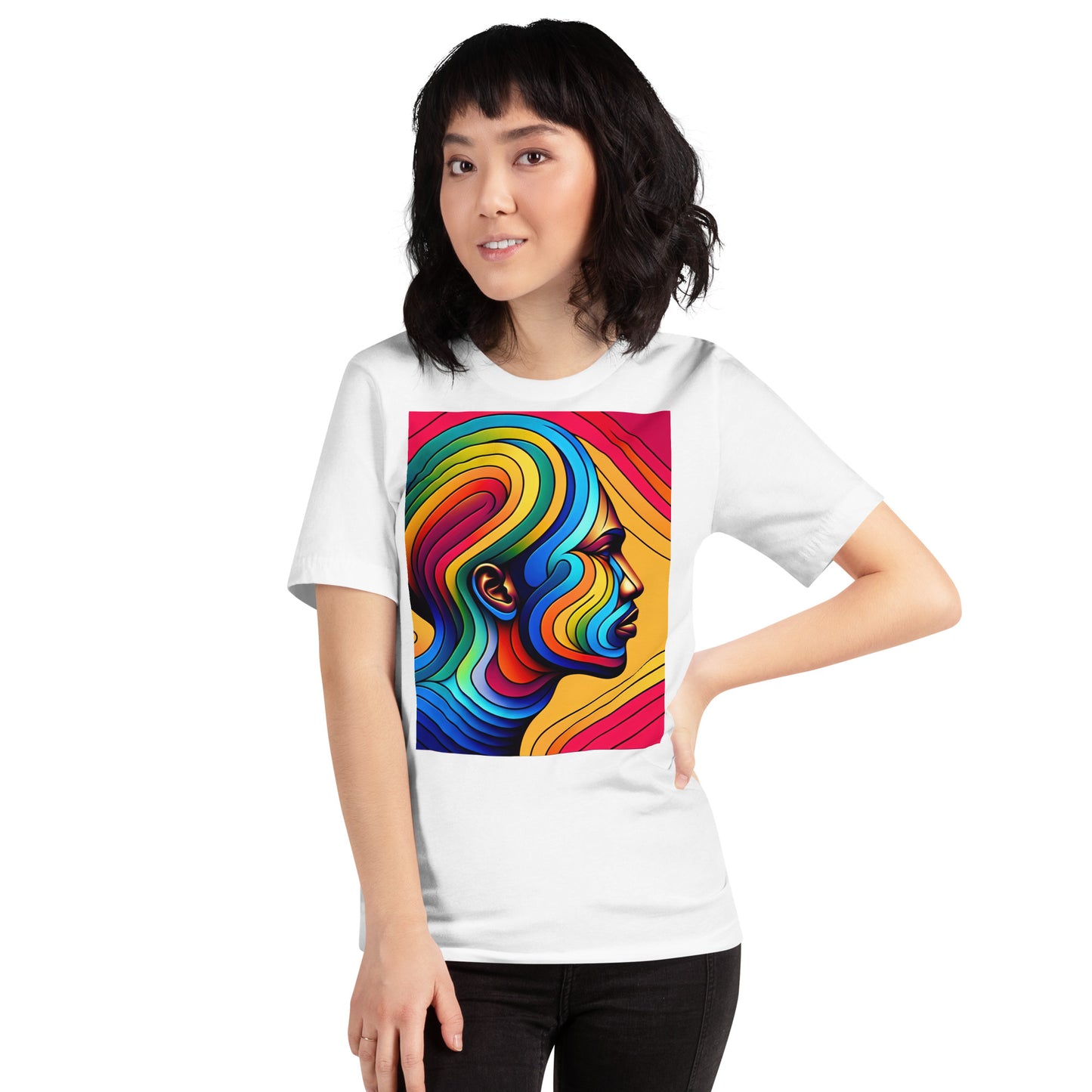 Color Ribbons Unisex t-shirt