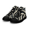 Abstract Horse Women’s high top canvas shoes