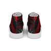 Red and Black Women’s high top canvas shoes