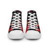 Abstract Multi Color Pattern Women’s high top canvas shoes