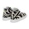 Abstract Horse Women’s high top canvas shoes