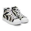 Abstract Horse Women’s high top canvas shoes