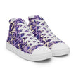 Lavender Wave Women’s high top canvas shoes