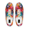 Paint Splatter Women’s lace-up canvas shoes