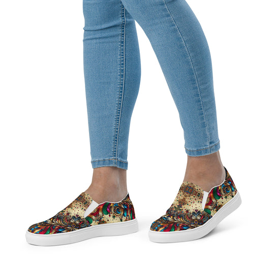 Floral Women’s slip-on canvas shoes