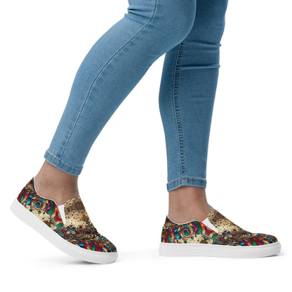 Floral Women’s slip-on canvas shoes